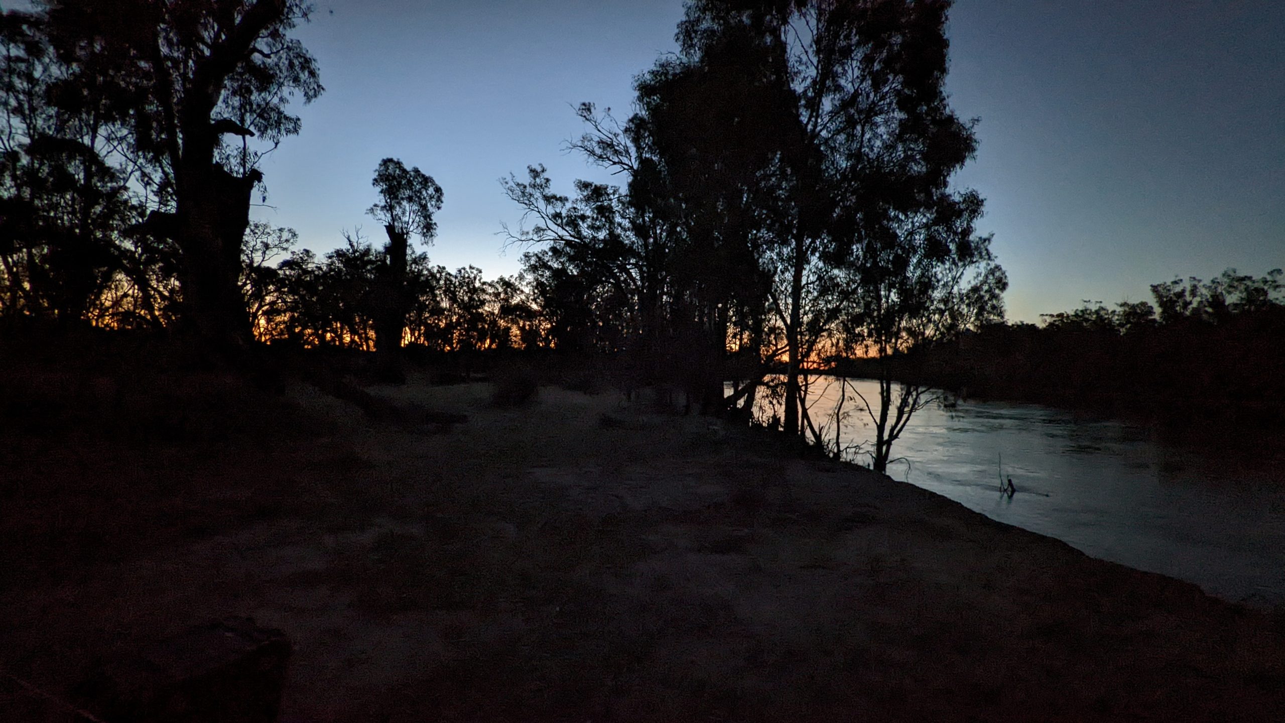 River side Bush Camp Sunset