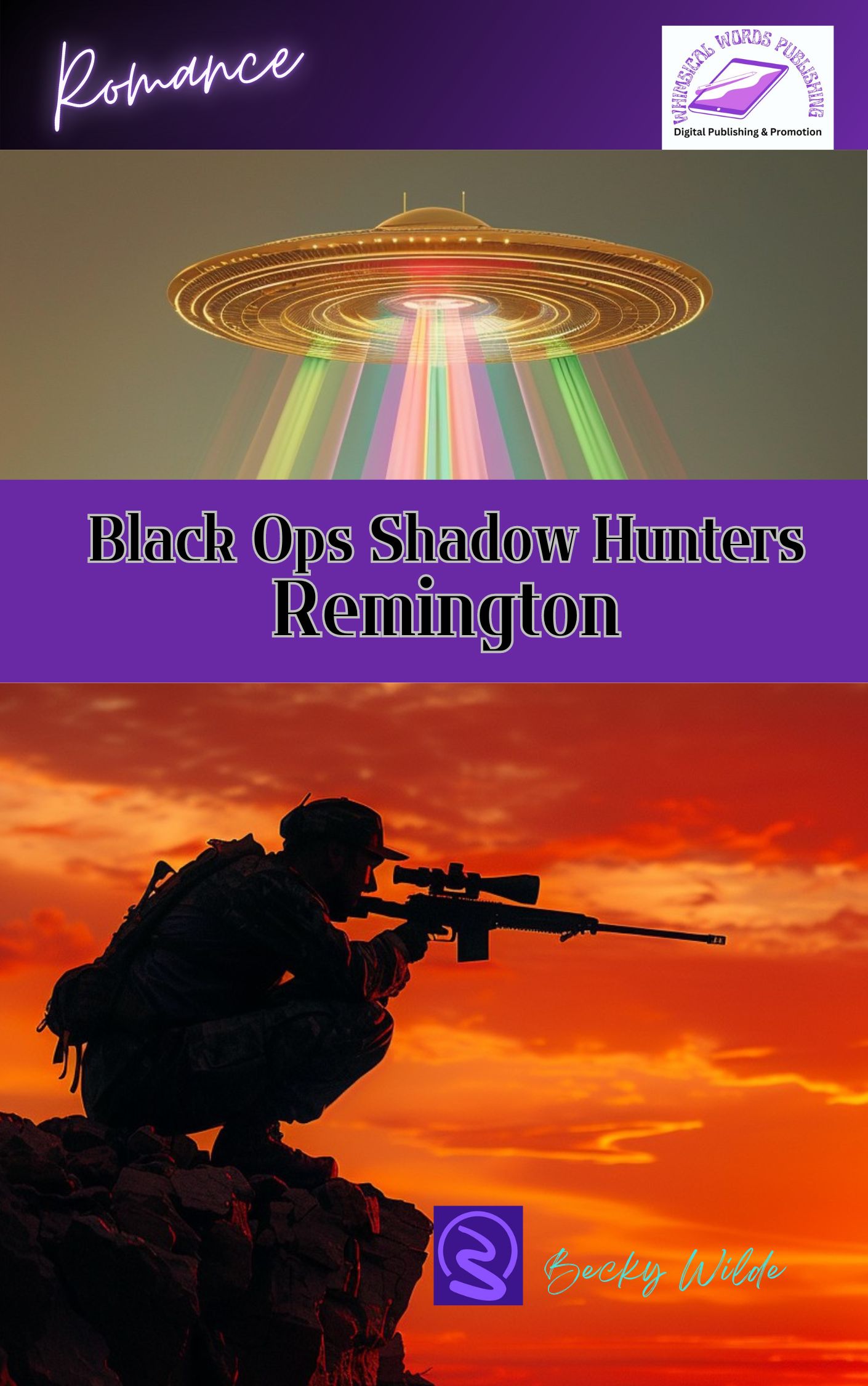 Black Ops - Shadow Hunters: Remington Book Cover by Becky Wilde